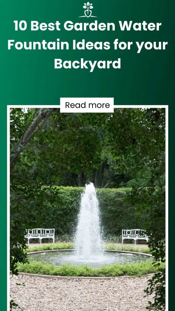 10 Best Garden Water Fountain Ideas for your Backyard-min
