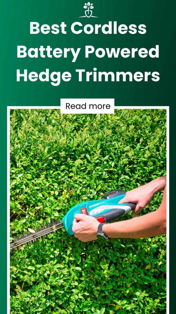 Best Cordless Battery Powered Hedge Trimmers