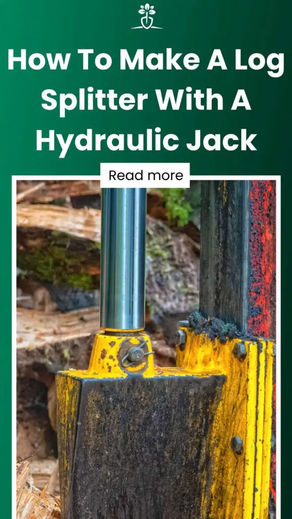 How To Make A Log Splitter With A Hydraulic Jack-min
